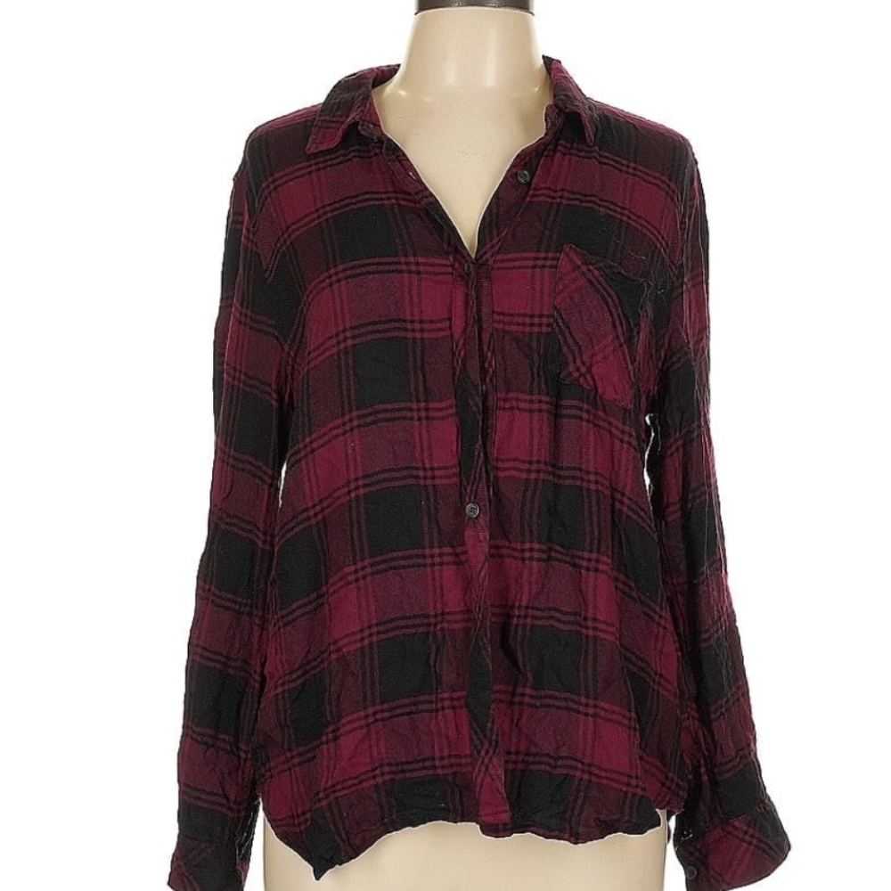 Workshop Republic Flannel blouse